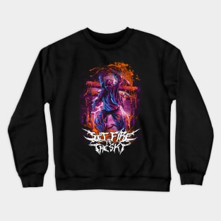 Summertime Slaughter - Orange Blood, Band: Set Fire to the Sky Crewneck Sweatshirt